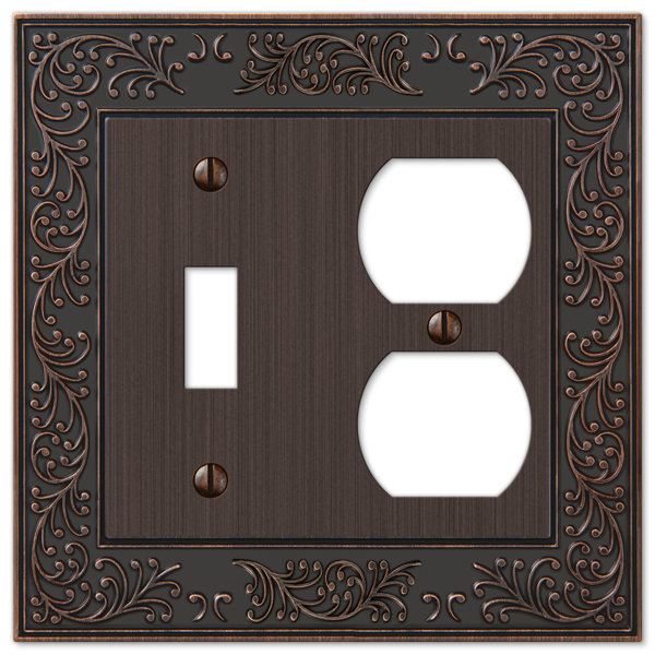 Fleur De Lis Living Chanhassen 2Gang Duplex Outlet / Toggle Light